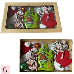 Grinch Gingerbread Cookie Gift Box Green