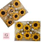 Sunflower and Bee Cookie Gift Box