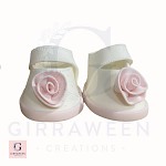 Sugar Baby Shoes with Ribbon Rose