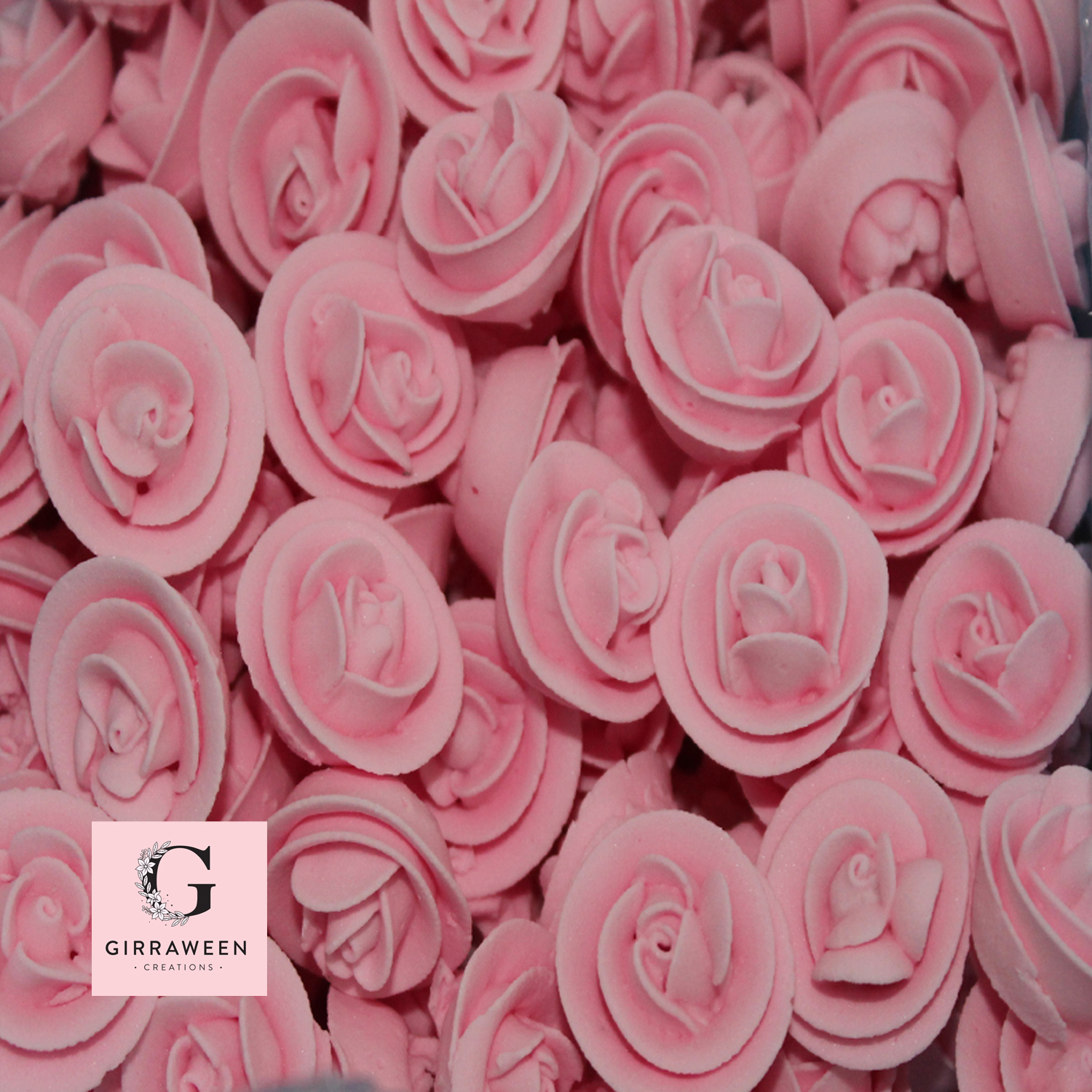 Royal Icing Roses Large