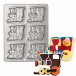 Train x6 Cake Tin