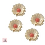 Sugar flower Daisies Triple cupcake toppers