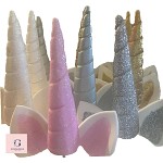 Sugar Edible Unicorn Horn and Ear Sets