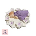 Sugar Fondant Edible Sleeping Babies