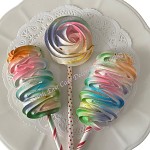 Rainbow Meringues