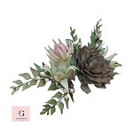 Sugar Succulent, Blushing Bride Protea and Leucadendron Flower Spray