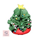 Royal icing Christmas Tree 3D Cake Topper