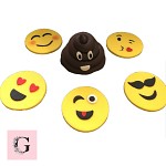 Sugar Edible Happy faces and Pooh Emoji