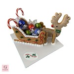 Santa Sleigh and Reindeer 3D