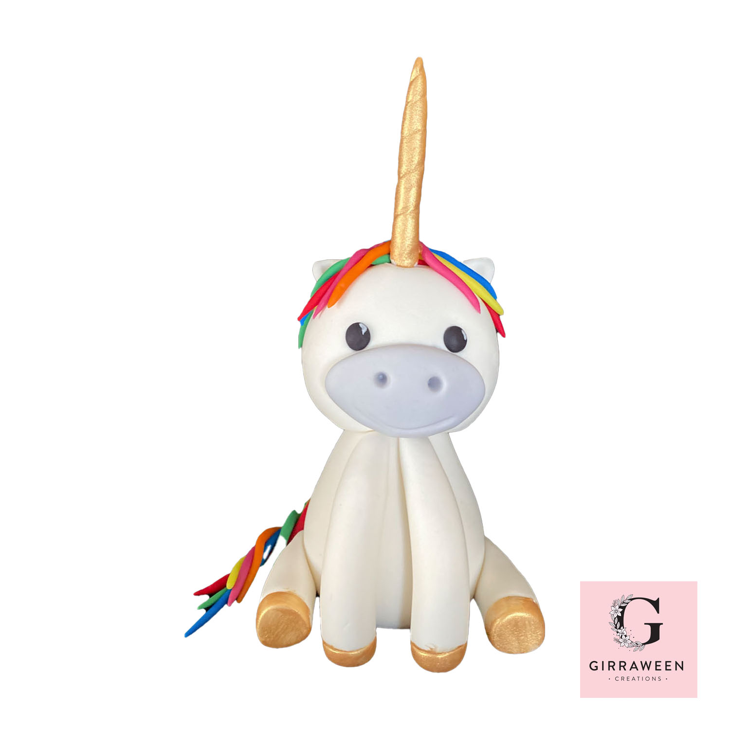 Sugar Fondant Unicorn Cake Topper Sugar Fondant Unicorn Cake Topper
