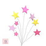 Fondant Stars on Wire