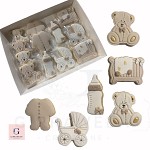 Baby Shower Cookies Neutral Colours