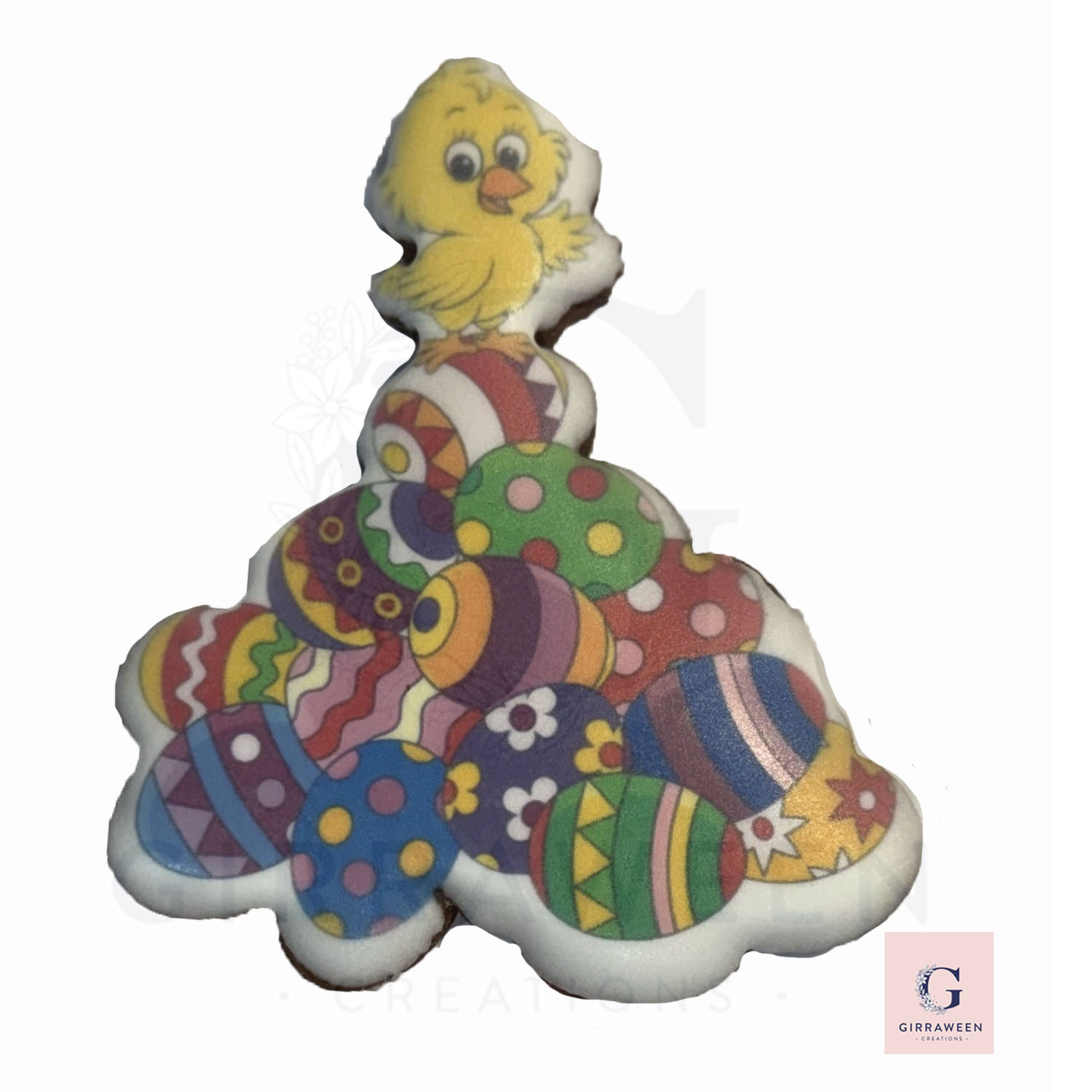 Chicken on Egg Stack