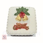 Gingerbread House with Flower Bed