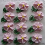 Royal Icing Apple Blossom with Leaves